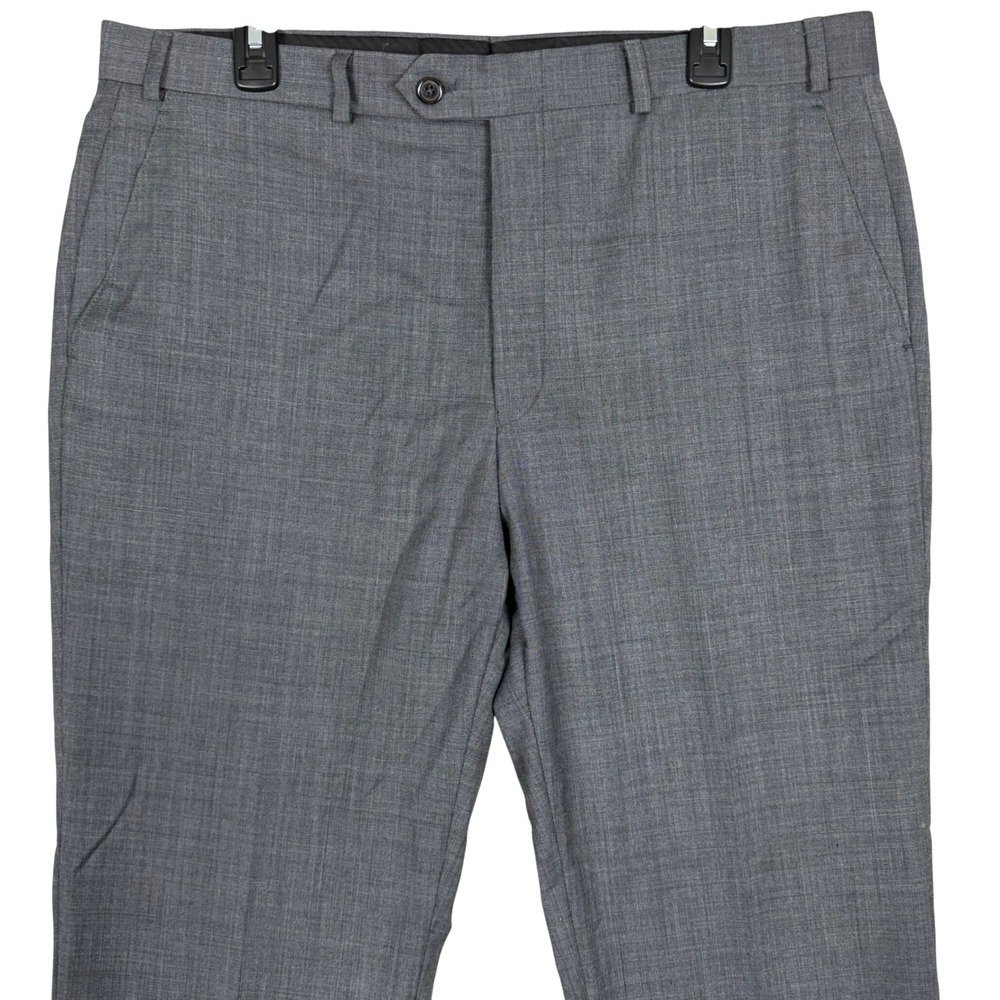 Lauren Ralph Lauren Dress Pants 36W x 31L Grey Wool Blend Flat Front Classic
